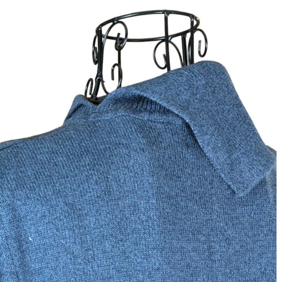 Vintage Women's Small/Petite Alfred Dunner Embroidered Floral Turtleneck Sweater - Picture 9 of 14